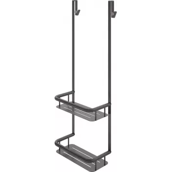 DEANTE Hanging Shelf for Shower Cabin - 2-Tier Chrome Stainless Steel