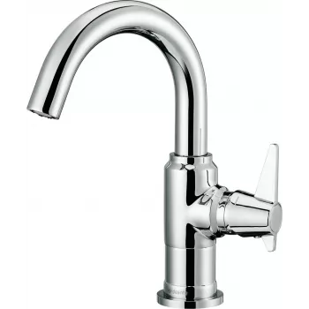 DEANTE Moza Basin Mixer Chrome Single Lever Deck-Mounted