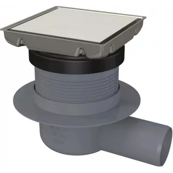 DEANTE Point Drain - Reversible nerūdijančio plieno dušo kanalizacijos grotelės 150x150mm