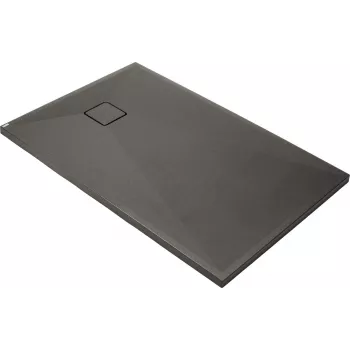 DEANTE Stačiakampis Granitinis Dušo Padėklas 120x70 cm Juodas