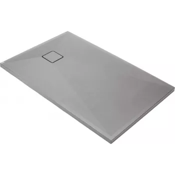 DEANTE stačiakampis granitinis dušo padėklas 140x80 cm juodas