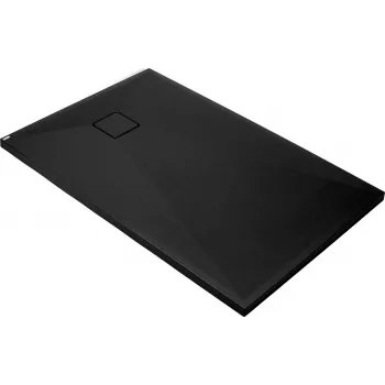 DEANTE Stačiakampis Granitinis Dušo Padėklas 90x70 cm Antracito Pilkos Spalvos