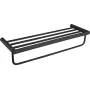 DEANTE Ribbed Shelf - Cantilever Tool Box, juoda/raudona, 560x317x255 mm