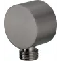 DEANTE Kampinė jungtis 90° 25 mm apvaliam vamzdžiui, chromuotas sidabras
