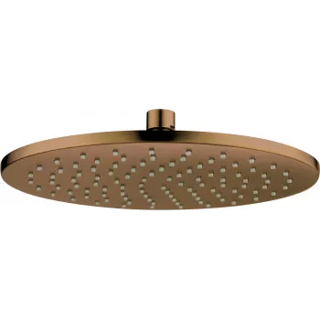 DEANTE Apvalus dušo gaubtas - 250 mm, matinė juoda, nerūdijantis plienas