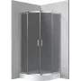 DEANTE KYPZ451K Pusapvalis Dušo Kabinetas su Padėklu 90x90 cm