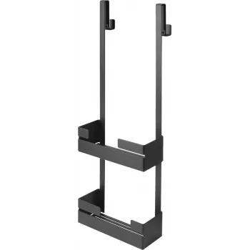 DEANTE Shelf Hanging on the Cabin - Chrome-Plated Steel Shower Caddy with 2 Baskets and 2 Hooks