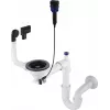 DEANTE Sifonas 1-aus dubens granito kriauklei - Space-Saver