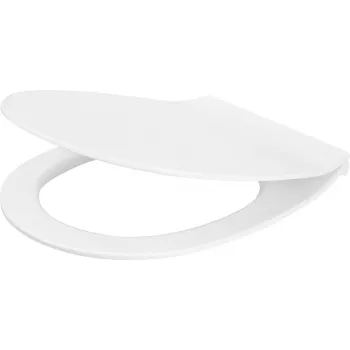 DEANTE Slim Soft-Close tualeto dangtis – Duroplast, baltas, D formos, Quick Release