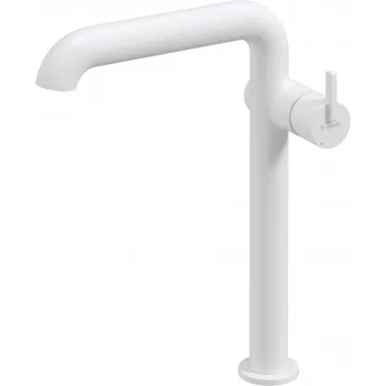 DEANTE Arnika Tall Washbasin Mixer su stačiakampiu snapeliu Chrome