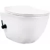 DEANTE Unitazas su Bidet Funkcija - su Maišytuvu, Grindinis, Dvigubas Nuleidimas, Baltas