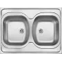 DEANTE ZM6 3200 2-Bowl Stainless Steel Overlay Sink 800x600 mm