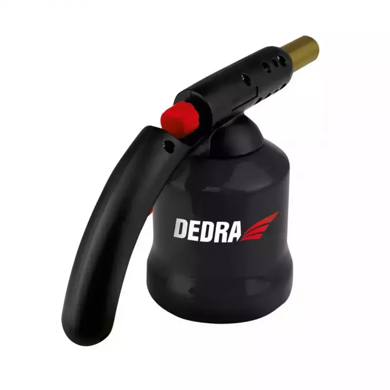 DEDRA 31A020 Dujinis degiklis su pjezo uždegimu, 1300°C, apsauga nuo liepsnos šuolių, reguliuojama liepsna, butano EN417