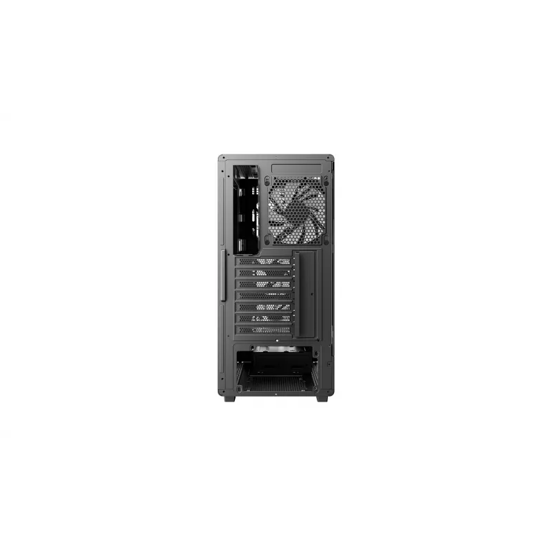 Deepcool CC550 4F Mid Tower korpusas, 4x 120mm LED ventiliatoriai, grūdintas stiklas, juodas