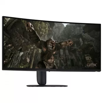 Dell Alienware AW3426DWM 34 colių lenktas WQHD žaidimų monitorius – 3440x1440, 240Hz, 1ms, VA, HDR, USB šakotuvas, aukščio/pasukimo reguliavimas