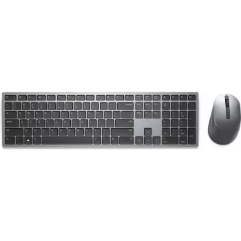 Dell KM7321W Premium belaidė klaviatūra ir pelė - RF 2,4 GHz ir Bluetooth 5.0, pilno dydžio, Titan Gray 02HHJ