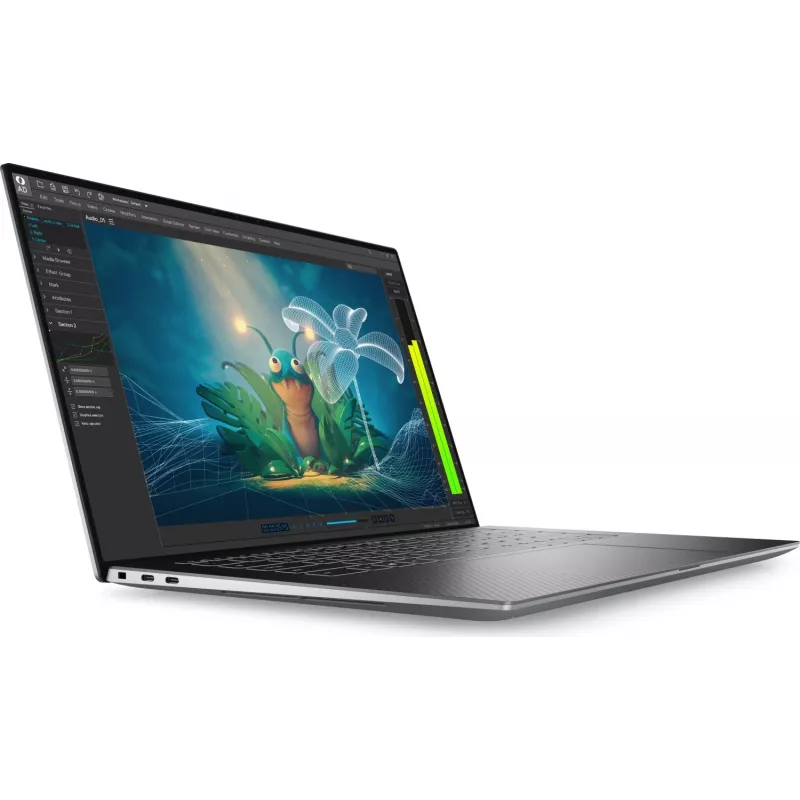 Dell Precision 5570 nešiojamas kompiuteris - Intel Core i7-12700H, 32 GB RAM, 1 TB SSD, 15,6 inch WUXGA, NVIDIA RTX A1000, Windows 11 Pro