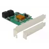 DeLOCK 4 prievadų SATA 6Gb/s PCIe 2.0 x1 valdiklio plokštė su Marvell 88SE9215