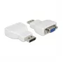 DELOCK Adapter DisplayPort 1.1 Male to VGA Female White