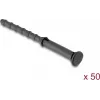 Delock Anti-Vibration silikoniniai ventiliatorių tvirtinimo elementai, 50 vnt., juodi 60984