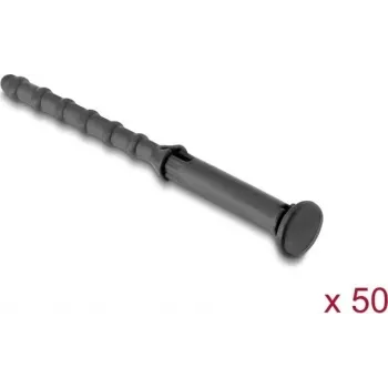 Delock Anti-Vibration silikoniniai ventiliatorių tvirtinimo elementai, 50 vnt., juodi 60984