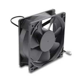 Delock Axial Fan 48 V DC, 120 x 120 x 38 mm su 2 kontaktų jungtimi, juodas