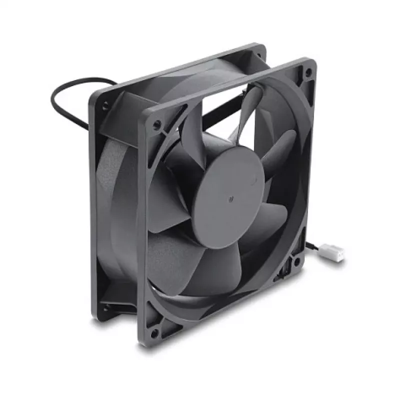 Delock Axial Fan 48 V DC, 120 x 120 x 38 mm su 2 kontaktų jungtimi, juodas