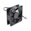Delock ašinis ventiliatorius 48 V DC, 80 x 80 x 25 mm su 4 kontaktų PWM jungtimi, juodos spalvos