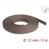 Delock kabelių tvarkymo įvorė, 12 mm, pinta, atspari graužikams, tampri, 5 m, ruda