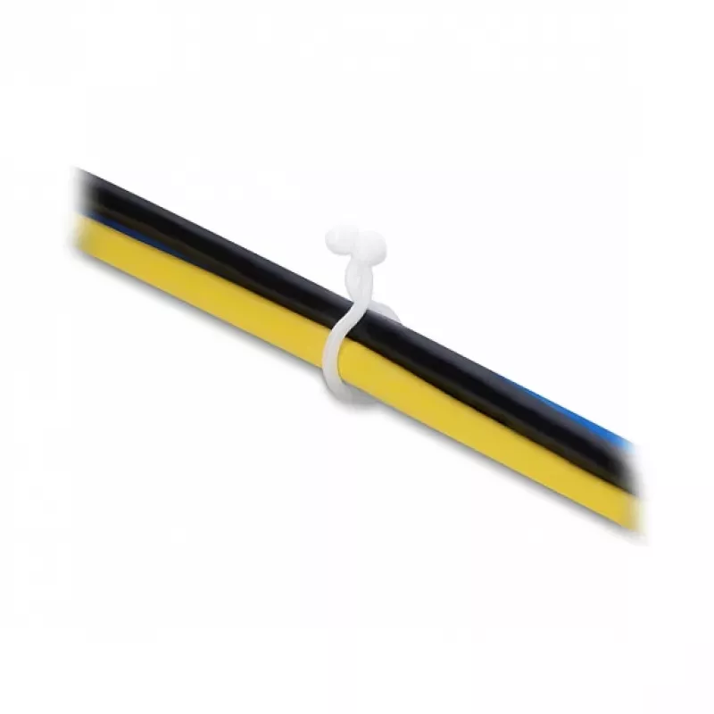 Delock kabelių spiralinė juosta 13 mm skaidri, 10 m, 100 vnt.
