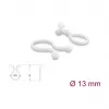 Delock kabelių spiralinė juosta 13 mm skaidri, 10 m, 100 vnt.
