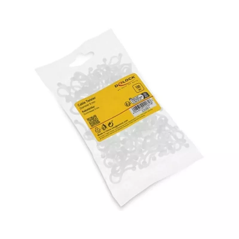 Delock kabelių spiralinė juosta 8 mm skaidri, 100 vnt.