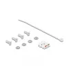 Delock D-Type RJ45 skydinė jungtis Cat.6A STP su LSA montavimu ir IP66 apsauginiu dangteliu