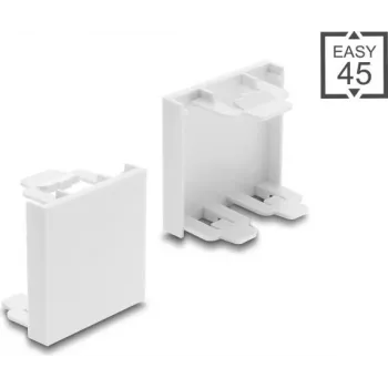 Delock Easy 45 modulio tuščias dangtelis 45 x 45 mm, baltas (81676)