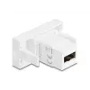 Delock Easy 45 modulis EASY-USB 2.0 Type-A moteriškas į moterišką baltas 90866