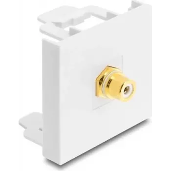 Delock Easy 45 modulis RCA female į RCA female, auksuoti kontaktai, 91819