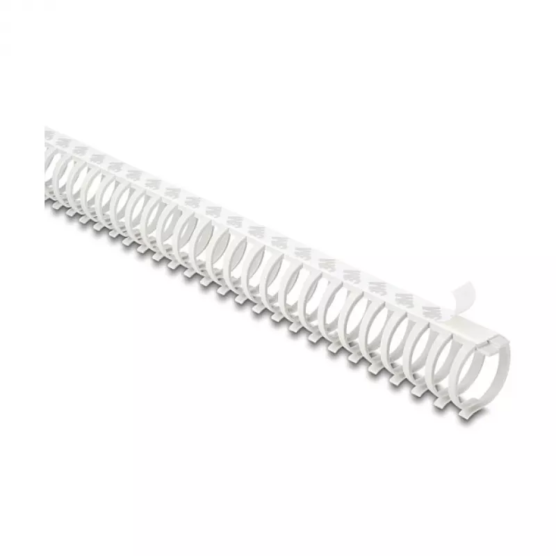 Delock lankstus kabelių kanalas su lipnia juosta ir varžtais 34 x 35 mm – ilgis 50 cm pilkas