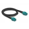 Delock HDMI adapterio kabelis Micro HDMI male į 4x HDMI female, 1 m, juodas, 90340