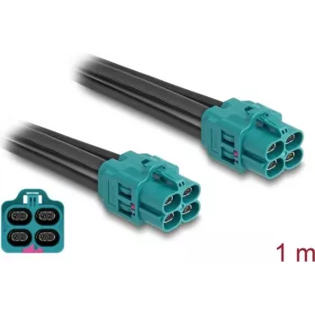 Delock HDMI adapterio kabelis Micro HDMI male į 4x HDMI female, 1 m, juodas, 90340