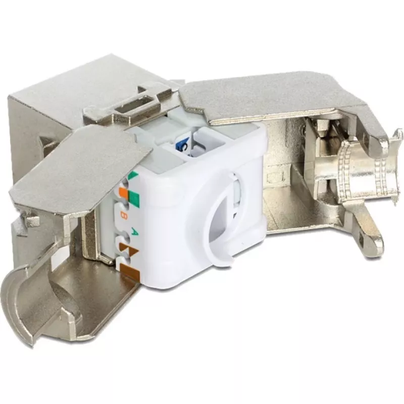 Delock Keystone modulis RJ45 moteriškas į LSA Cat.6A STP