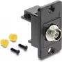 DELOCK FC Simplex panelinis adapteris, metalinis korpusas, keramikinė įvorė, juodas (91189)