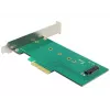 Delock PCI Express x4 kortelė į 1 x vidinį NVMe M.2 Key M 110 mm - žemo profilio formatas