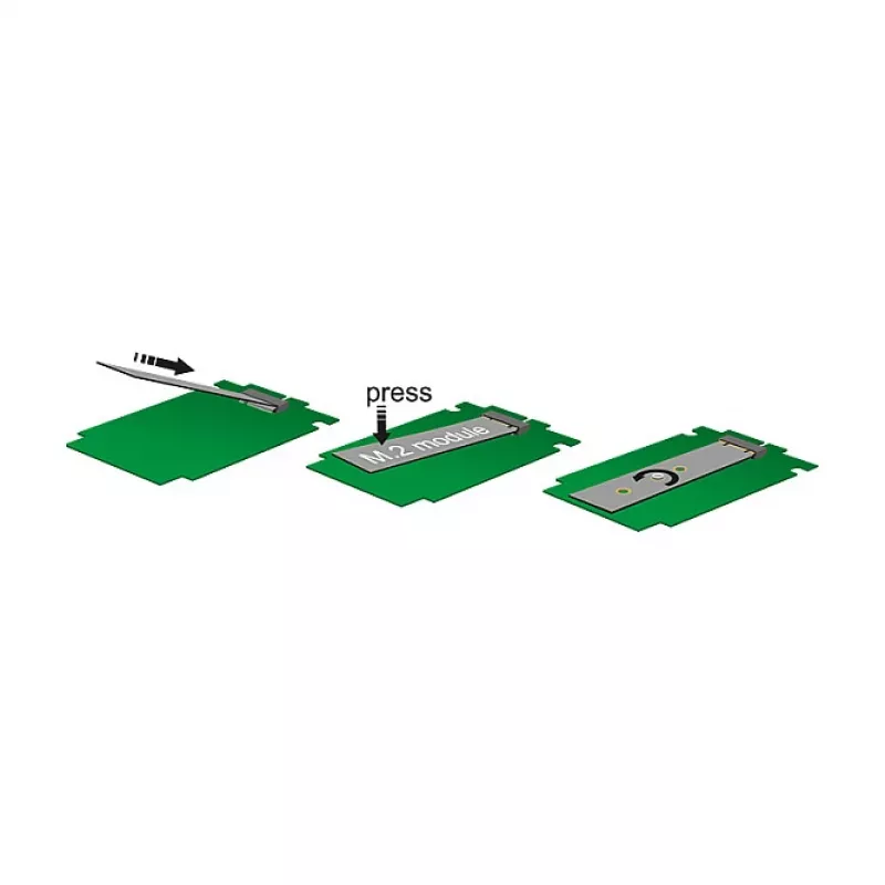 Delock PCI Express x4 kortelė į 1 x vidinį NVMe M.2 Key M 110 mm - žemo profilio formatas