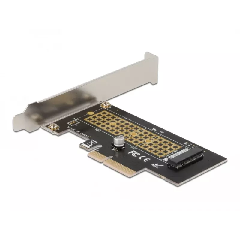 Delock PCI Express x4 plokštė į 1 x vidinį NVMe M.2 Key M 80 mm - Low Profile formatas 90047