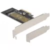 Delock PCI Express x4 plokštė į 1 x vidinį NVMe M.2 Key M 80 mm - Low Profile formatas 90047