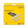 Delock PCI Express x4 plokštė į 1 x vidinį NVMe M.2 Key M 80 mm - Low Profile formatas 90047