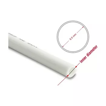 Delock pneumatinė žarna 10 x 6,5 mm PU 50 m ritė balta