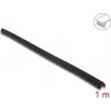 Delock PVC savaiminio klijavimo briaunų apsaugos profilis 35 x 35 mm, 1 m, juodas 18491