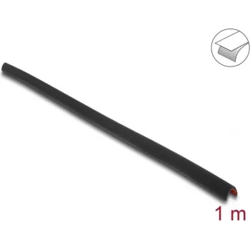 Delock PVC savaiminio klijavimo briaunų apsaugos profilis 35 x 35 mm, 1 m, juodas 18491