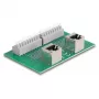 Delock RJ45 2 x Female to 2 x Terminal Block su mygtuku DIN bėgiui, kampu (66995)